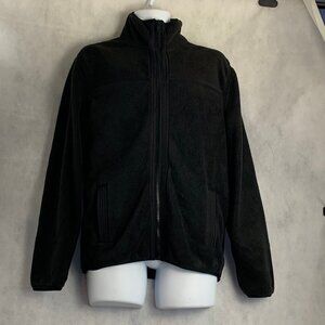 Tommy Hilfiger Men's Full Zip Fleece Softshell Jacket, Black, Medium